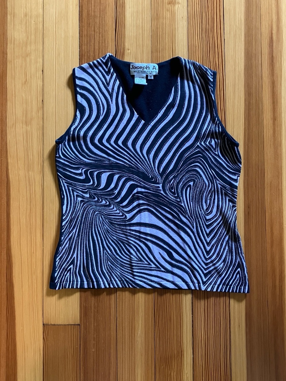 Silk blend knit top
